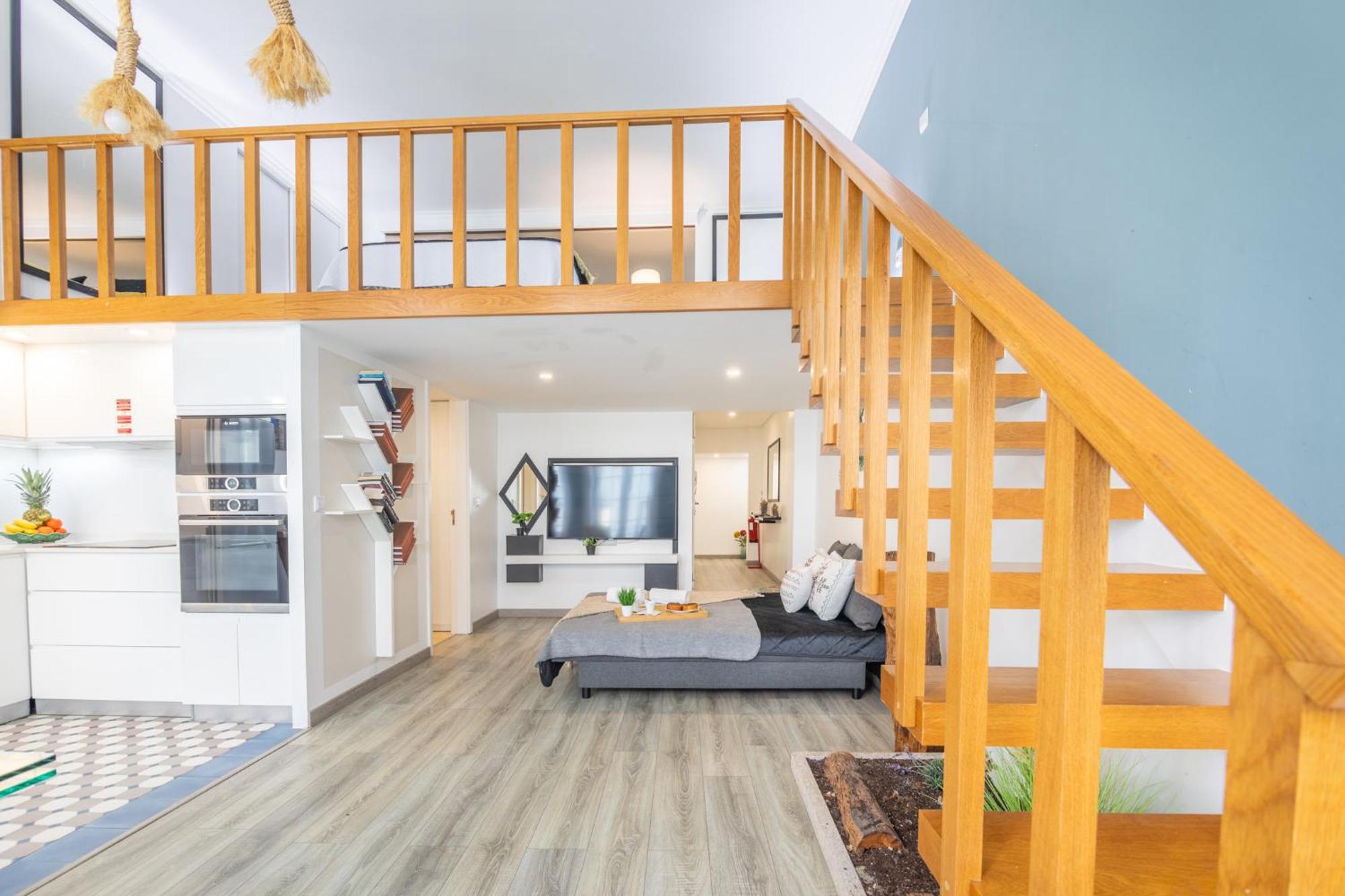 Deluxe Spacious Flats W Mezzanine By Host Wise Apartment Порто Екстериор снимка